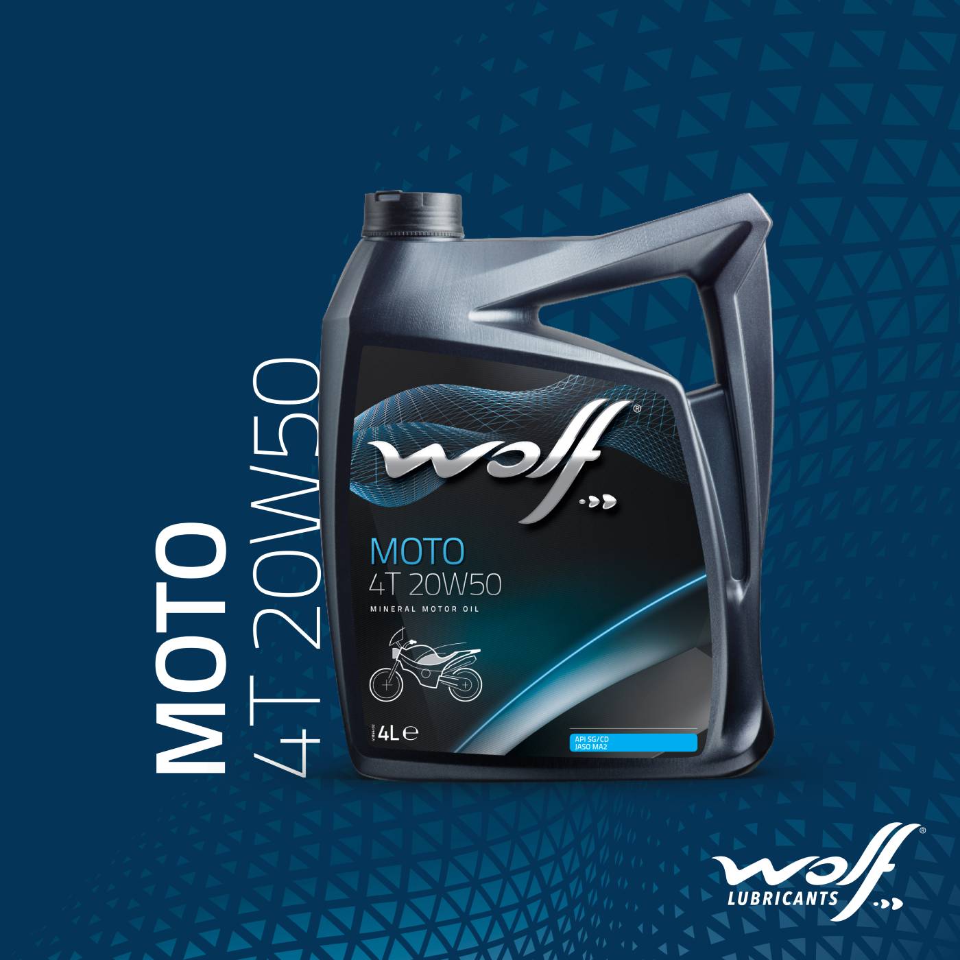 En este momento estás viendo DISEÑADO PARA TU MOTOCICLETA CON PRECISIÓN: CONOCE EL ACEITE «MOTO 4T 20W50 RACING ESTER» DE WOLF