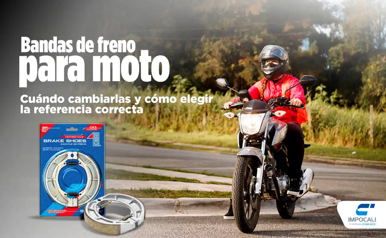 Bandas de freno para moto: diagnósticos para talleres