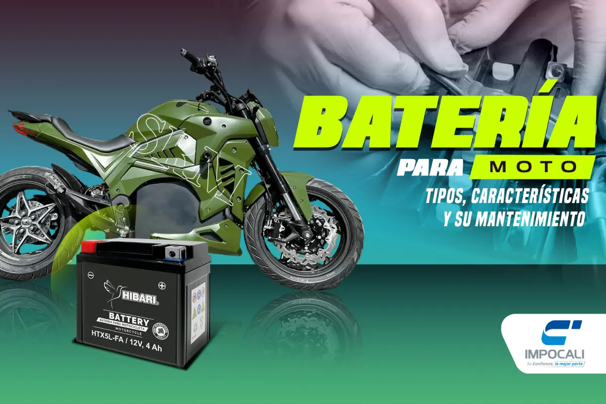 Batería para moto: guía esencial de tipos y cuidado