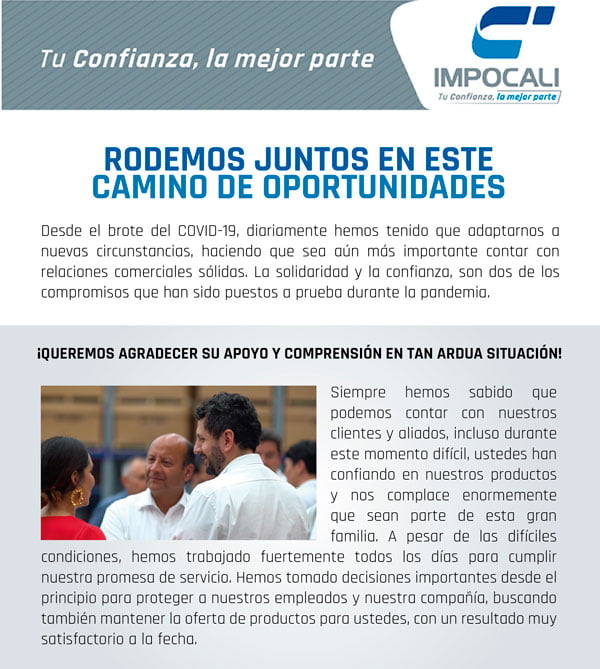 Lee más sobre el artículo RODEMOS JUNTOS EN ESTE CAMINO DE OPORTUNIDADES