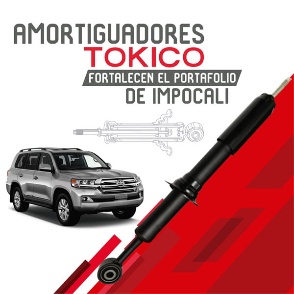 Lee más sobre el artículo AMORTIGUADORES TOKICO FORTALECEN PORTAFOLIO DE IMPOCALI