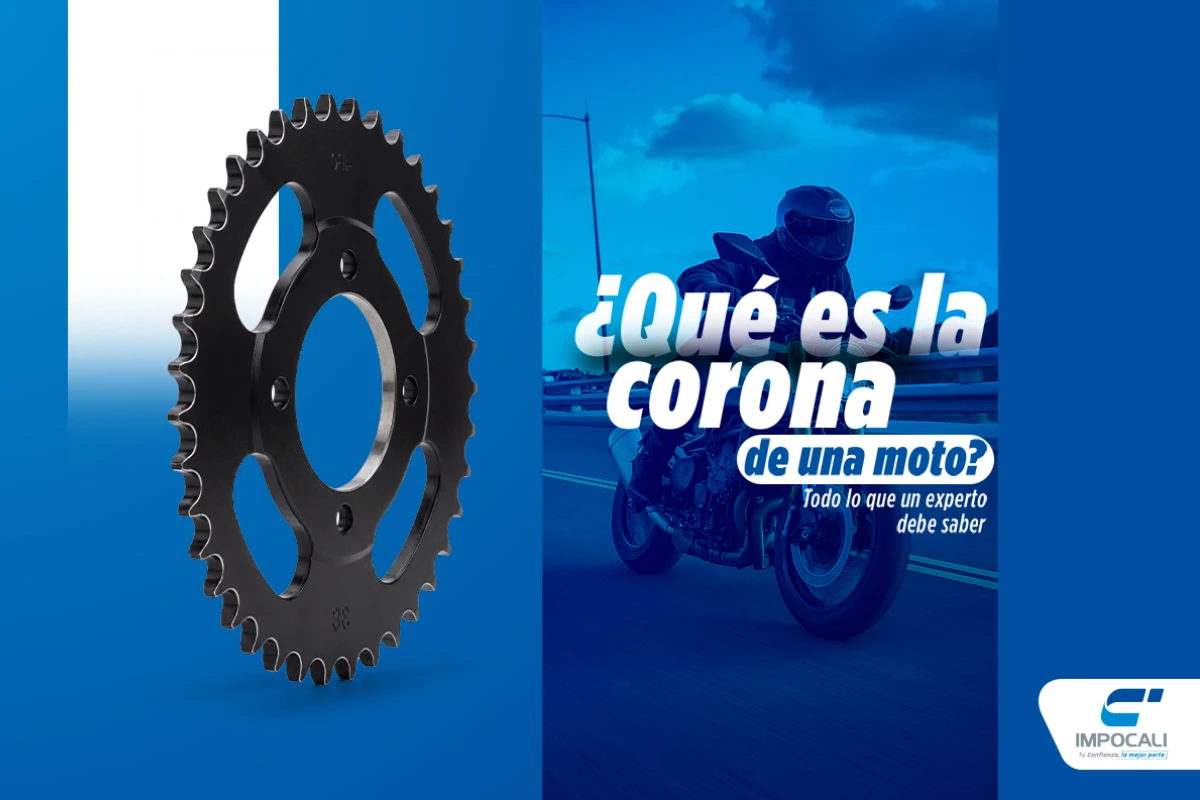 Qué es la corona de una moto: el secreto de una tracción perfecta